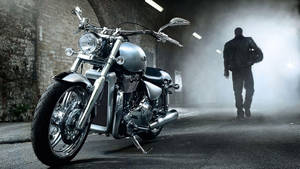 Silver Harley Davidson Wallpaper