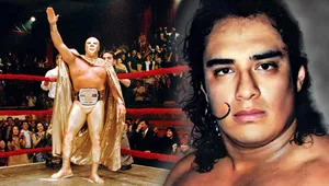 Silver King Wrestler Champion Poseand Portrait Wallpaper