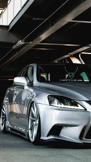 Silver Lexus Iphone Wallpaper