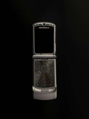 Silver Motorola Razr Wallpaper