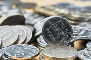 Silver Ruble Coins Wallpaper