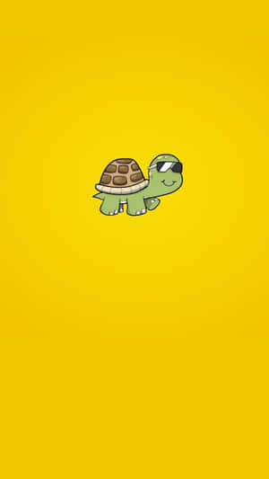 Simple And Cute Turtle Iphone Wallpaper