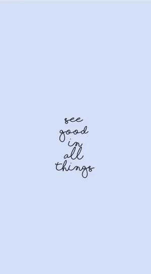 Simple And Motivational Blue Aesthetic Quote Iphone Wallpaper