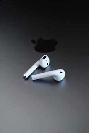 Simple Apple Airpods Wallpaper