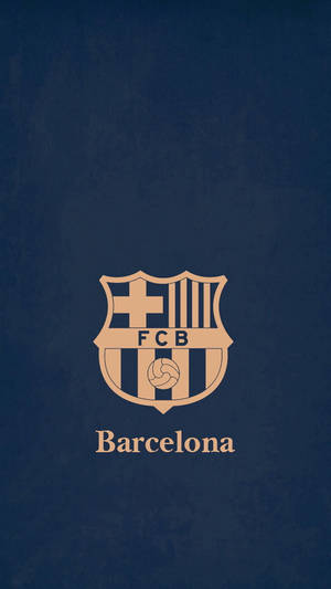 Simple Blue Barcelona Fc Wallpaper