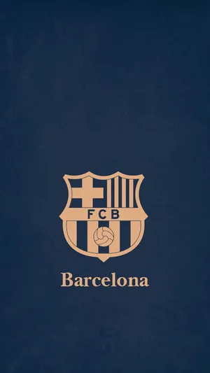 Simple Blue Barcelona Fc Wallpaper