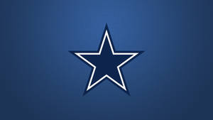 Simple Blue Dallas Cowboys Logo Wallpaper