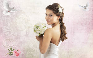 Simple Bridal Look Wallpaper