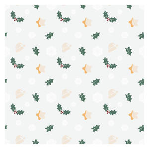 Simple Christmas Pattern Wallpaper