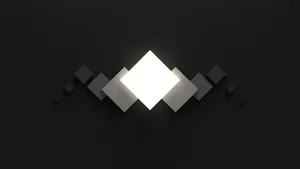 Simple Clean Black And Gray Cubes Wallpaper