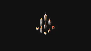 Simple Clean Buildings Wallpaper