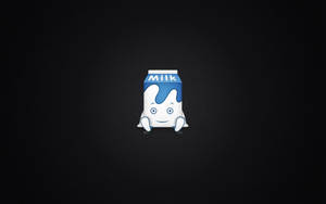 Simple Clean Milk Box Cartoon Wallpaper