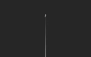 Simple Clean Superhero Silhouette Wallpaper