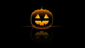 Simple Halloween Pumpkin Art Wallpaper