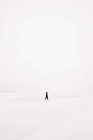 Simple Hd Walking Man Wallpaper