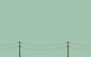 Simple Minimalist Electrical Lines Wallpaper