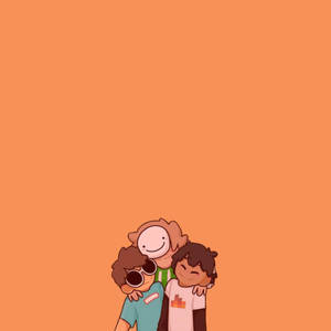 Simple Orange Dream Youtube Wallpaper