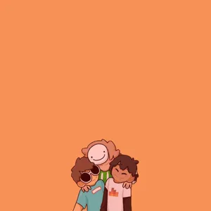 Simple Orange Dream Youtube Wallpaper