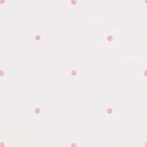 Simple Pink And White Polk Dot With Wide Gap Wallpaper