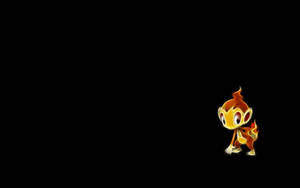 Simple Pokemon Chimchar Illustration Wallpaper