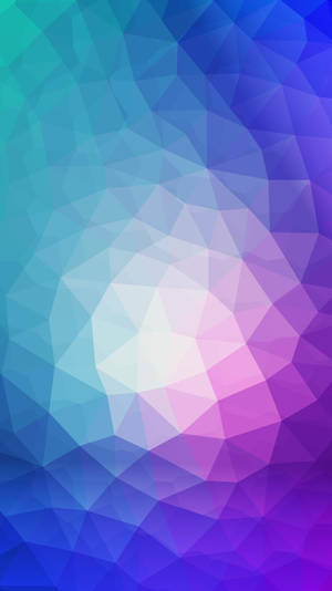 Simple Purple Abstract Geometric Phone Wallpaper