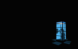 Simple Telephone Booth Wallpaper