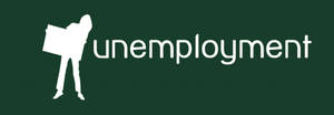 Simple Unemployment Slogan Worker Silhouette Wallpaper