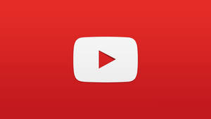 Simple Youtube Background Logo Wallpaper