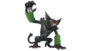 Simple Zarude Raising Arm Wallpaper