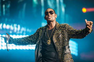 Singer R Kelly In Concert Wallpaper