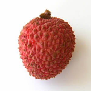 Single Litchi Fruit Wallpaper