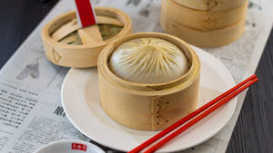 Single Serve Xiaolongbao Chinese Dish Wallpaper