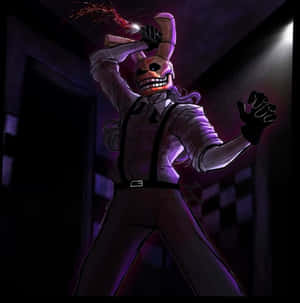 Sinister Animatronic Figure Wallpaper