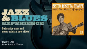 Sister Rosetta Tharpe Jazz & Blues Experience Poster Art Wallpaper