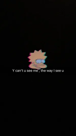 Sitting Alone With My Phone Wallpaper