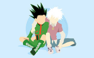 Sitting Gon And Killua 4k Wallpaper