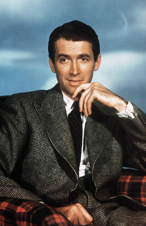 Sitting James Stewart Wallpaper