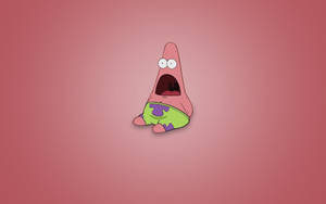 Sitting Patrick Star Annoying Face Wallpaper