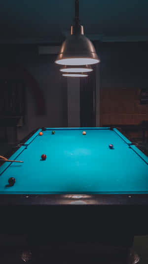 Six Ball Pool Table Wallpaper