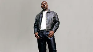 Skepta's Black Leather Outfit Wallpaper