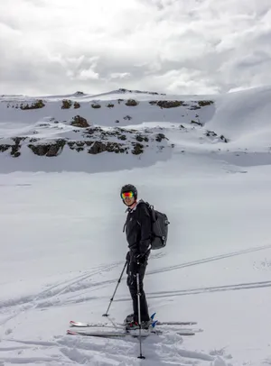 Skiing Protective Gears Wallpaper