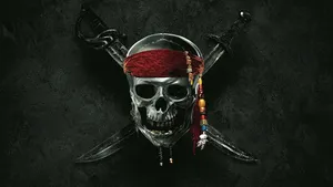 Skull And Crossbones Caribbean Wallpaper