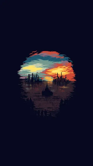 Skull Island Aesthetic Iphone 11 Wallpaper
