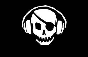 Skull With Headphones Computer Lock Screen Wallpaper