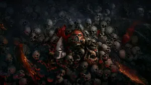Skulls Warhammer 40000 Dawn Of War Wallpaper