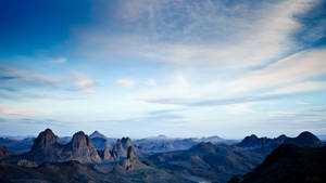 Sky Above Hoggar Mountains Africa 4k Wallpaper