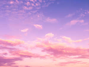 Sky Pink And Teal - Wallpaper Wallpaper