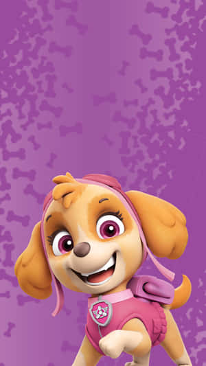 Skye Paw Patrol Pink Pupss Mobile Wallpaper