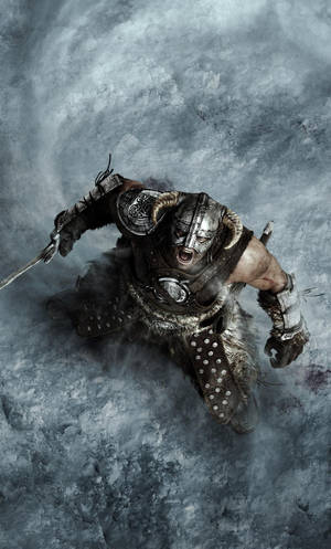 Skyrim Iphone Yelling Character Wallpaper