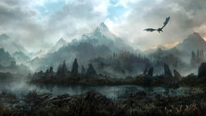 Skyrim Pine Forests Wallpaper